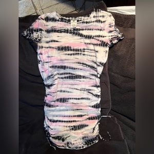 PINK byVictoria’s Secret Tye Dye T-Shirt Dress with Drawstrings on each side.